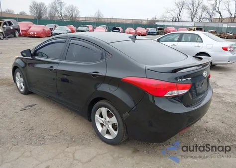 2011 Hyundai Elantra Gls из США, поврежденный, VIN 5NPDH4AE3BH020342